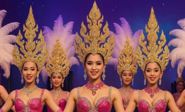 Performers at Alcazar Cabaret Show Pattaya