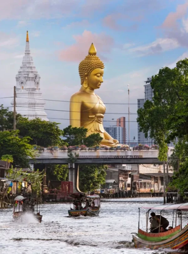 view of golden buddha bangkok