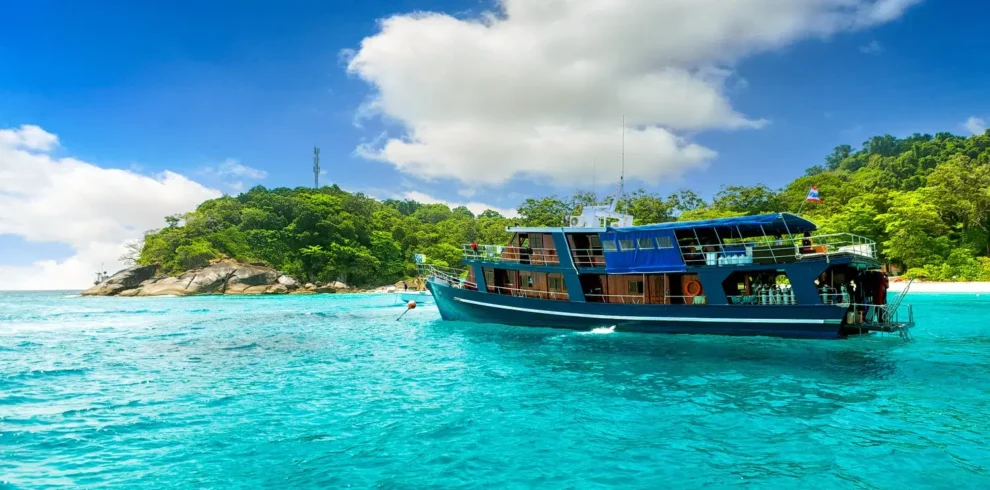 Stunning Beach View in Krabi Island, Thailand – White Sand and Turquoise Water