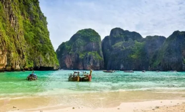 beautiful view thailand beach