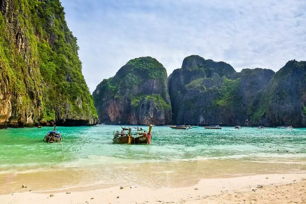 beautiful view thailand beach