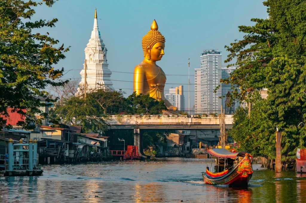 Big Golden Buddha Statue in Bangkok, Thailand