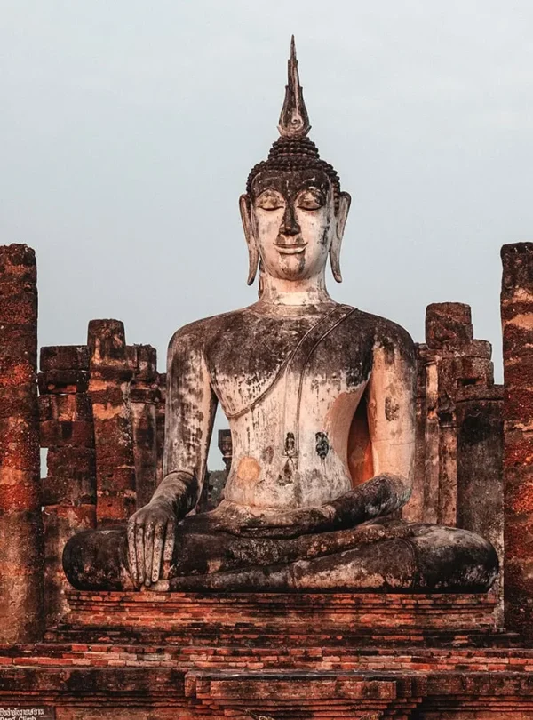 budha temple Ayutthya in thailand