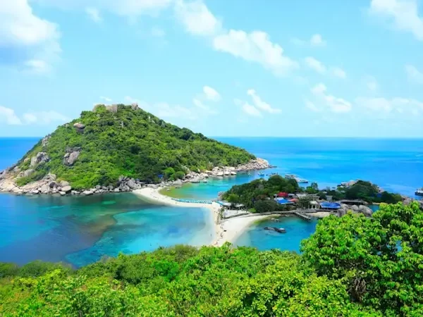 beautiful island beach view