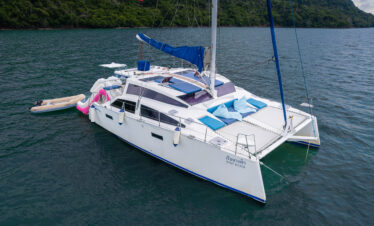 Yacht in ocean marina private