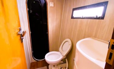toilet inside private yacht pattaya