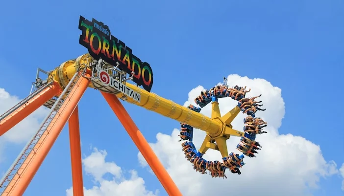Dream World Bangkok Sky Coaster Ride Thrill