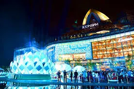 Exterior view of ICONSIAM Shopping Mall by the Chao Phraya River