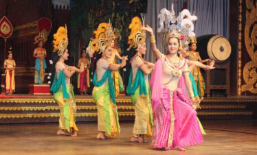 Traditional Thai dancers performing at Nong Nooch Cultural Show in Pattaya
