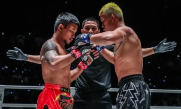 Muay Thai fighter declared winner at Rajadamnern Stadium