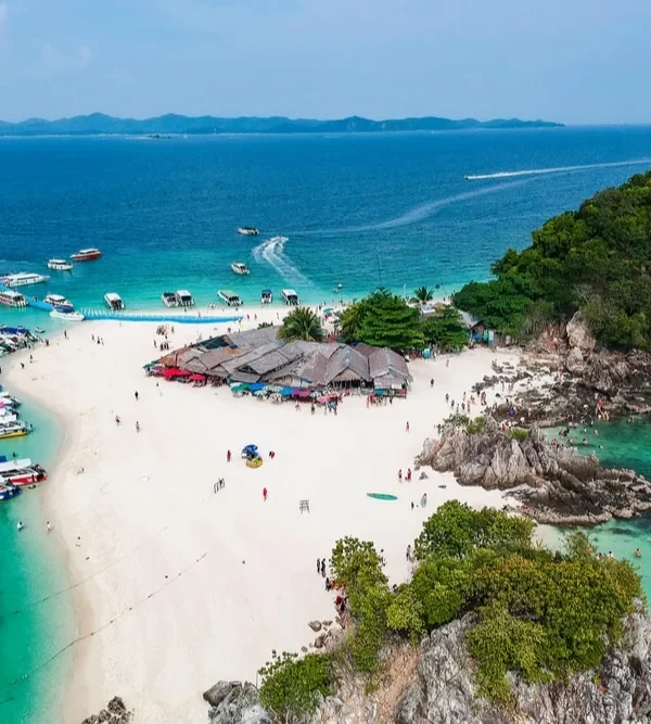 Serene beach view at Bamboo Island near Phi Phi