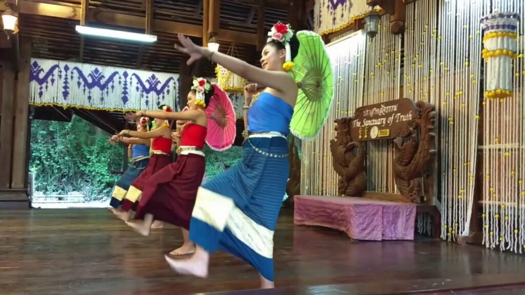 Thai cultural dance show at The Sanctuary of Truth Pattaya