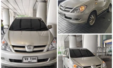 Private sedan taxi for airport transfer in Bangkok.