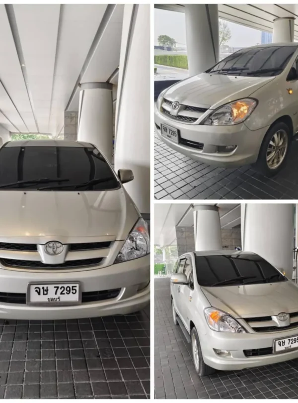 Private sedan taxi for airport transfer in Bangkok.