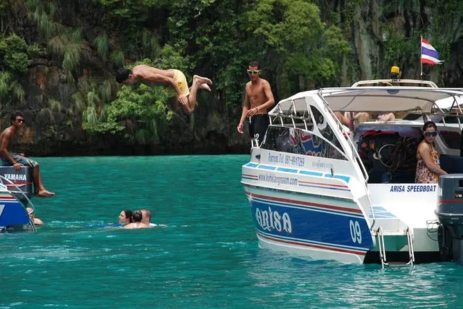 norkeling in clear waters at Phi Phi Island