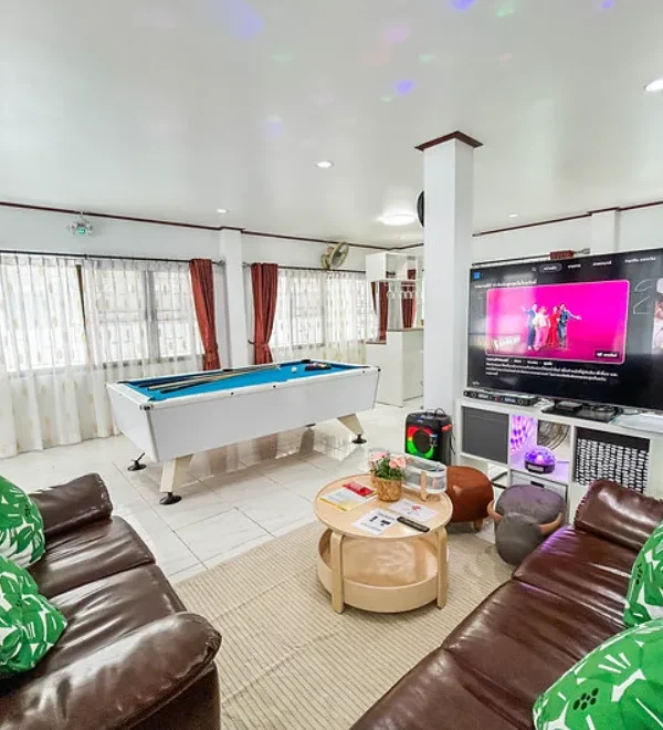 Fully equipped tv room villa in pattaya
