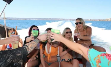 tourists enjoying drinks at Laila Yacht Pattaya