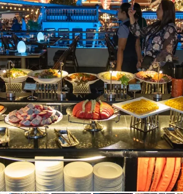 International buffet onboard Royal Princess Cruise
