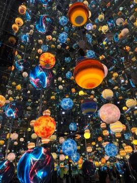 Guests enjoying immersive VR installations at Space & Time Cube Bangkok