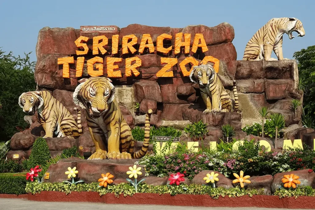 Tiger Topia Zoo Pattaya Thailand Entrance